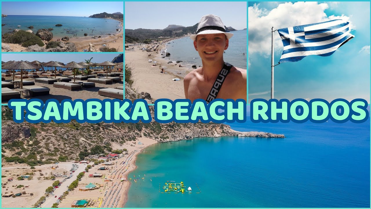 [4K] Wow 😍 Tsambika Beach - Rhodes, Greece / Greece Holidays during Corona 2021 🇬🇷🏖🏝 {4K}