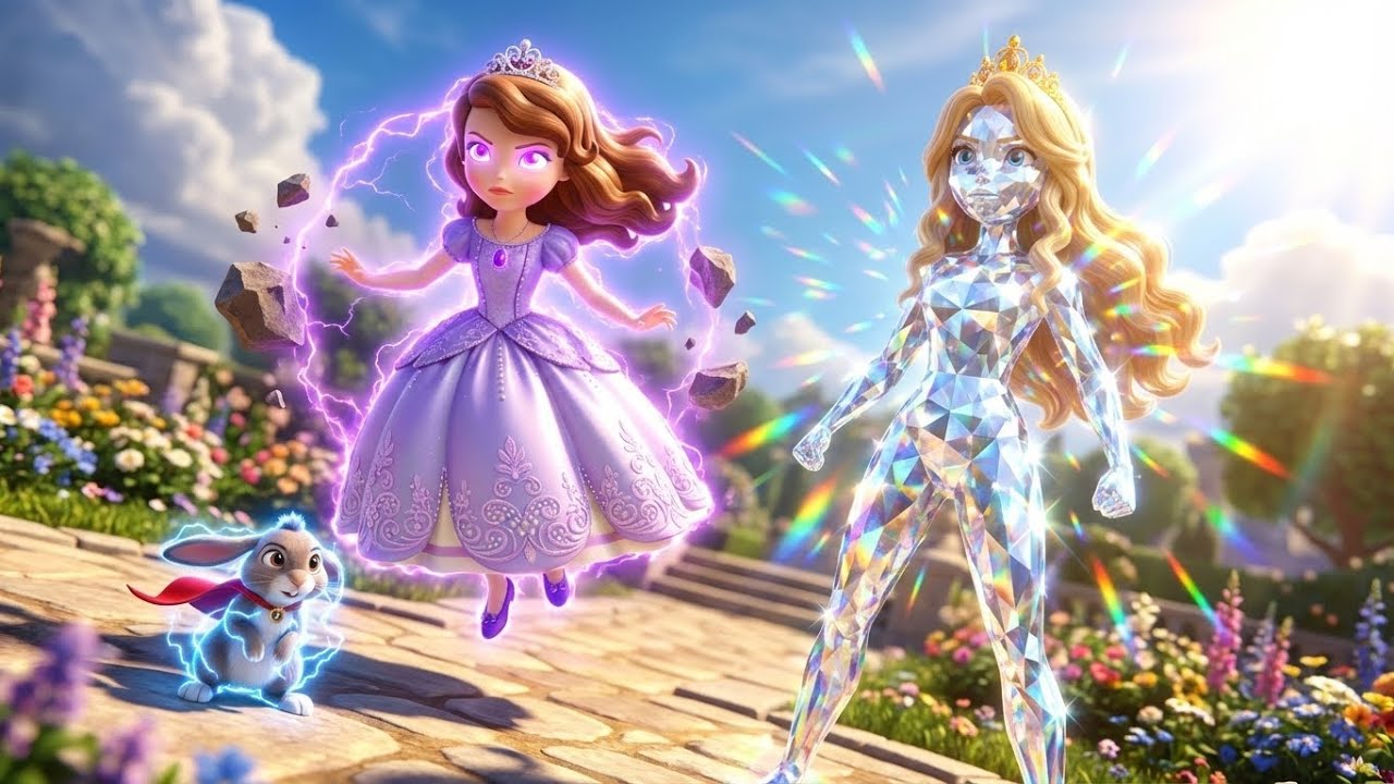 Sofia the First: AMBER TURNS TO DIAMOND! 💎 Secret Super Powers | Sofia Princess Animation