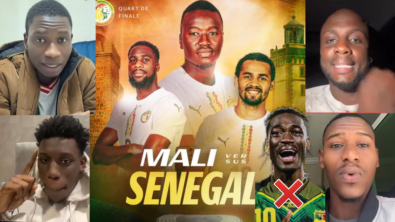 😱JOUR DE MATCH 🇸🇳 🇲🇱 LES RÉACTIONS AVANT LE MATCH LES MALIENS SE MOQUENT DES SÉNÉGALAIS 