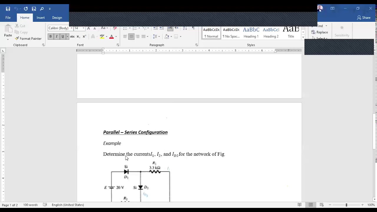 Parallel and Parallel -Series Diode Configuration