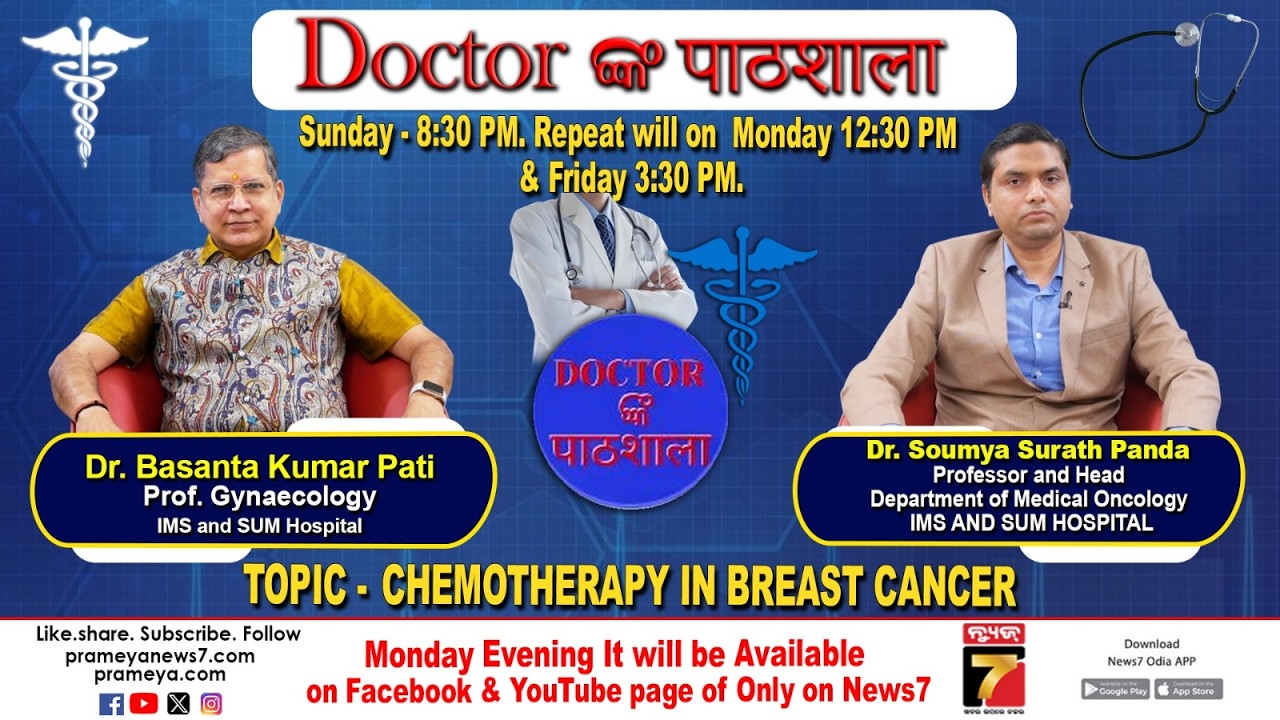 Chemotherapy In Breast Cancer | Dr.Soumya Surath Panda | Doctor Ki Pathsala.