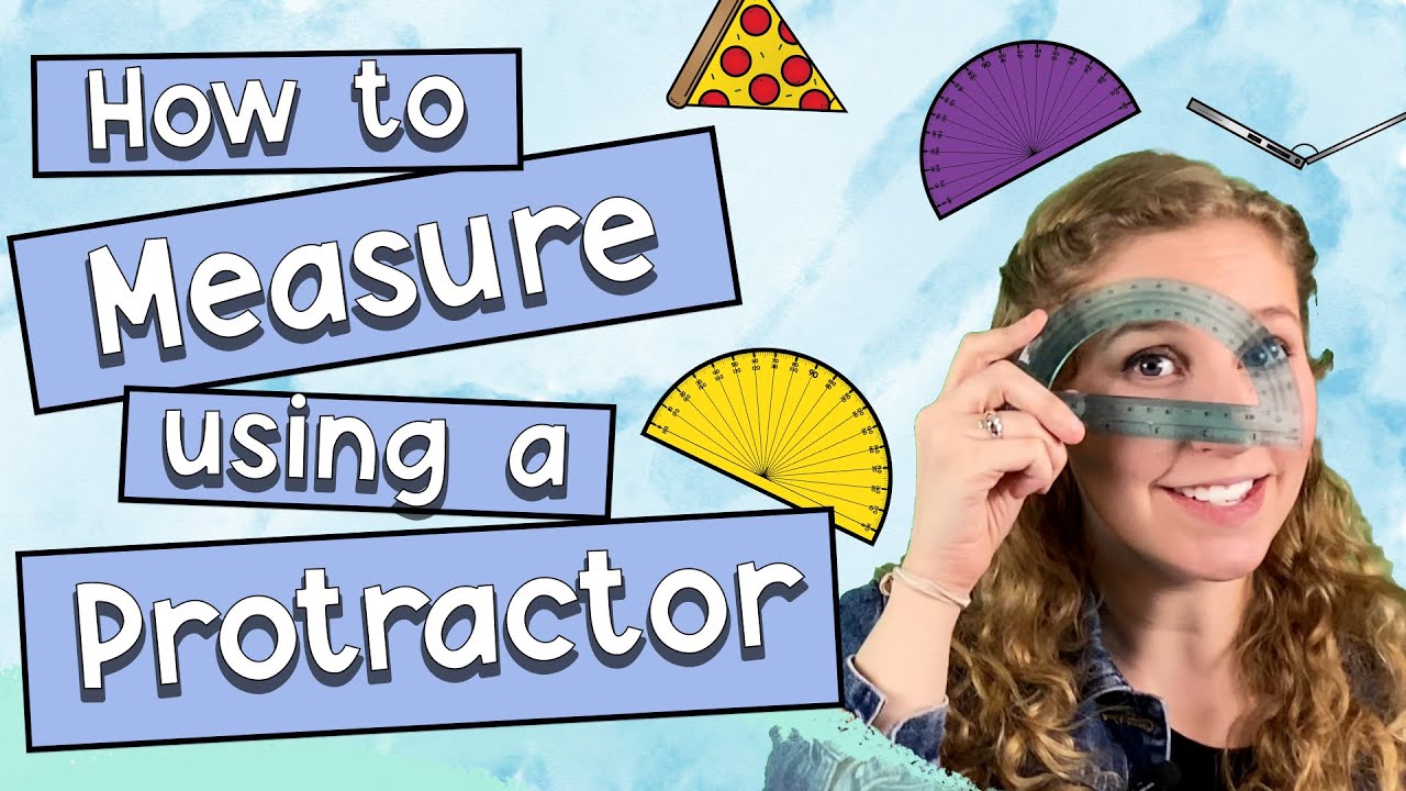 How To Measure Using a Protractor | Educational Kids Math Video