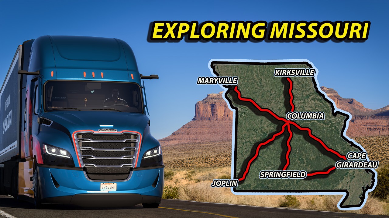 Exploring Missouri in American Truck Simulator!
