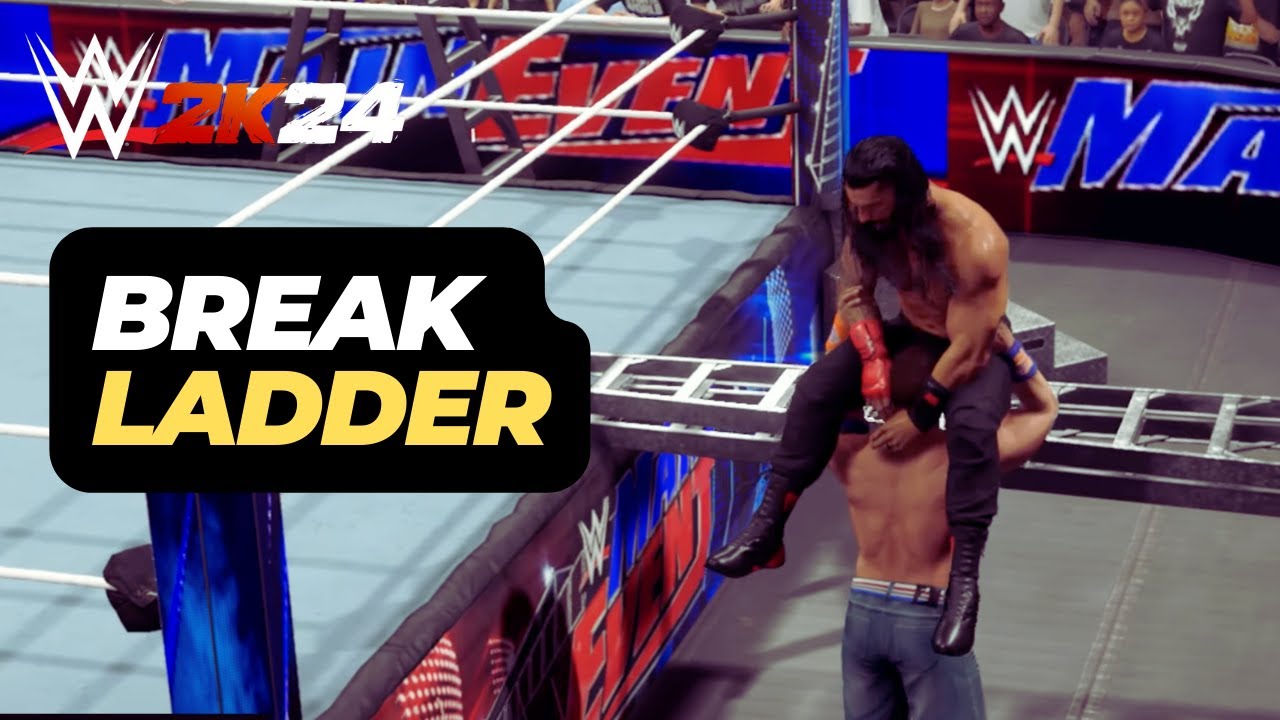 How to Break a Ladder in WWE 2k24 (Xbox, Playstation, PC)