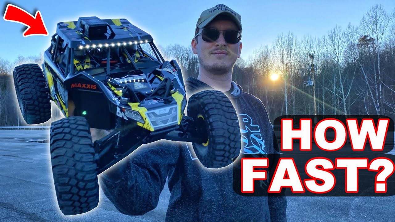 How Fast is the Losi Rock Rey 1/10th RTR RC Car? - 2s and 3s Power - TheRcSaylors