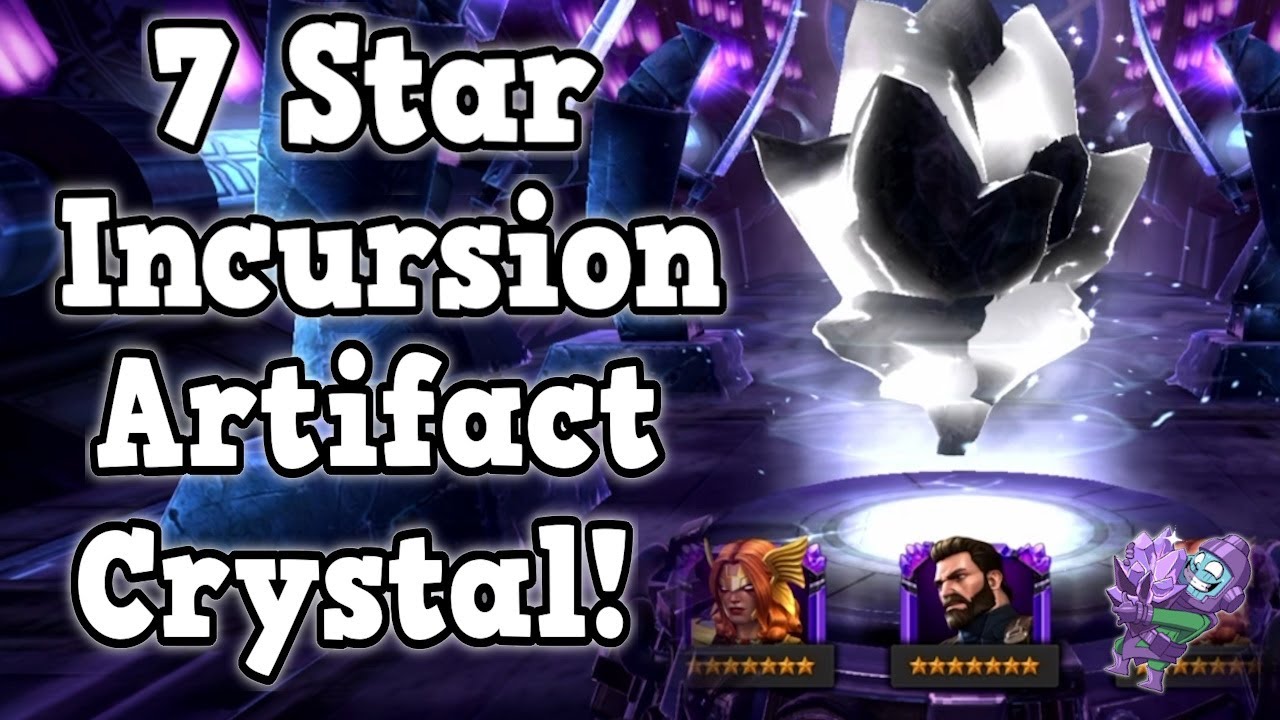 My First 7 Star Incursions Artifact Crystal! God Tier Pull! | Marvel Contest of Champions