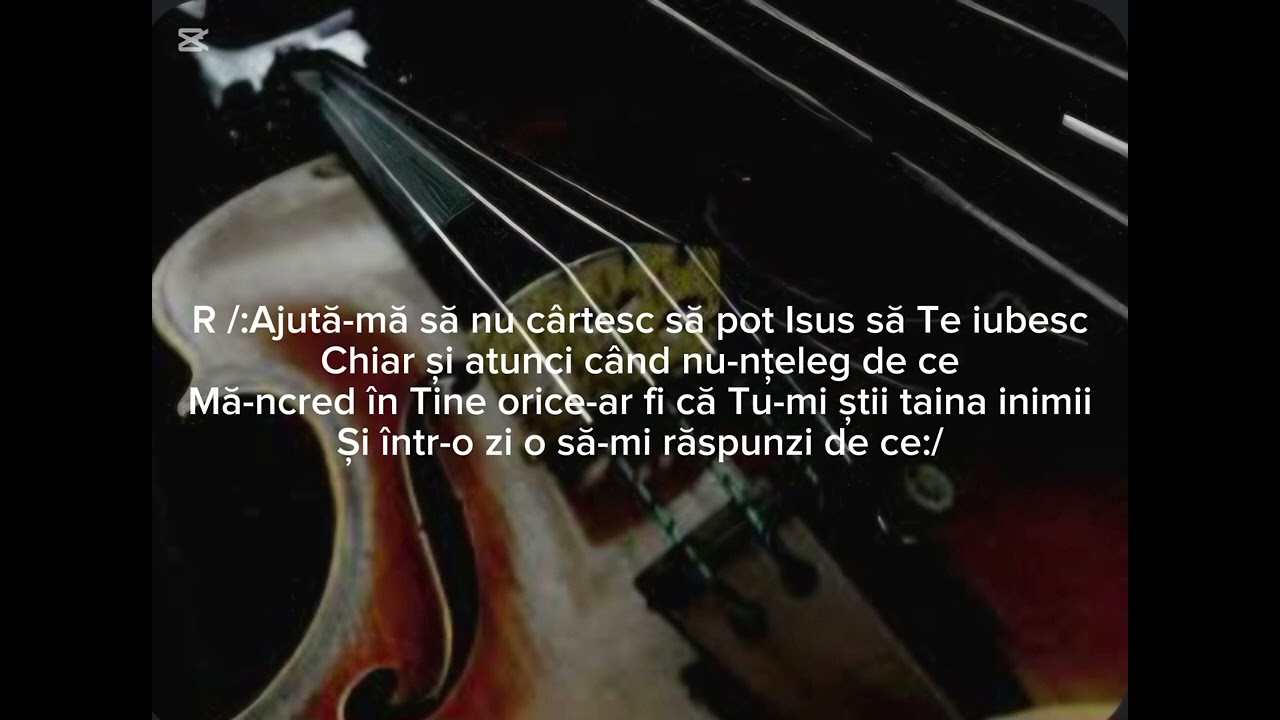 "Ajuta-ma sa nu cartesc " Negativ/Instrumental TON FATA