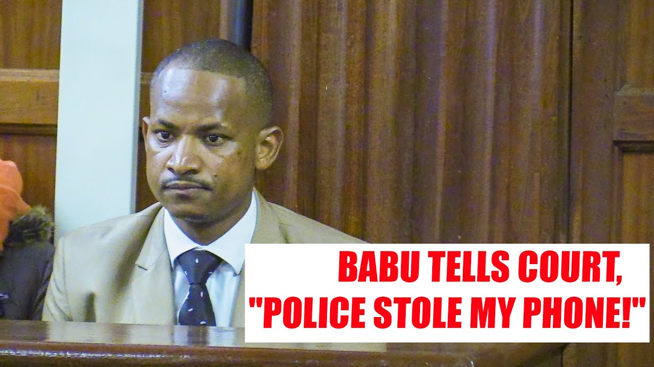 BABU TELLS COURT, "POLICE STOLE MY PHONE!"