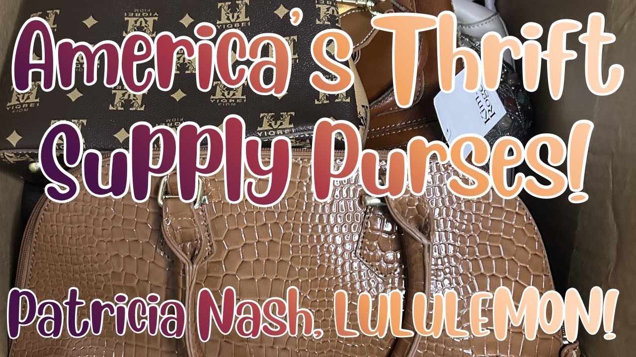 2 America’s Thrift Supply Brand Name Purse Supply Box Unboxings + Sale! #mysteryunboxing #reseller 