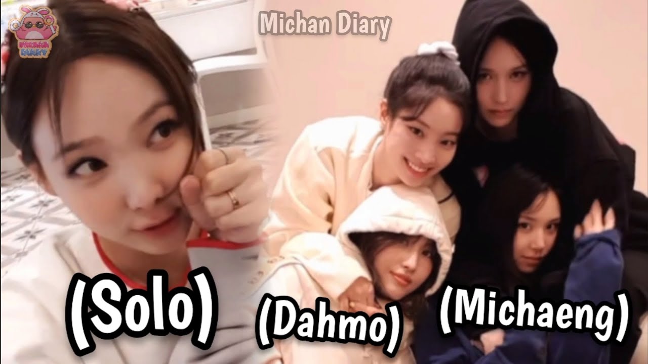michaeng and dahmo vs nayeon solo photoshoot *ft. momo getting annoyed*