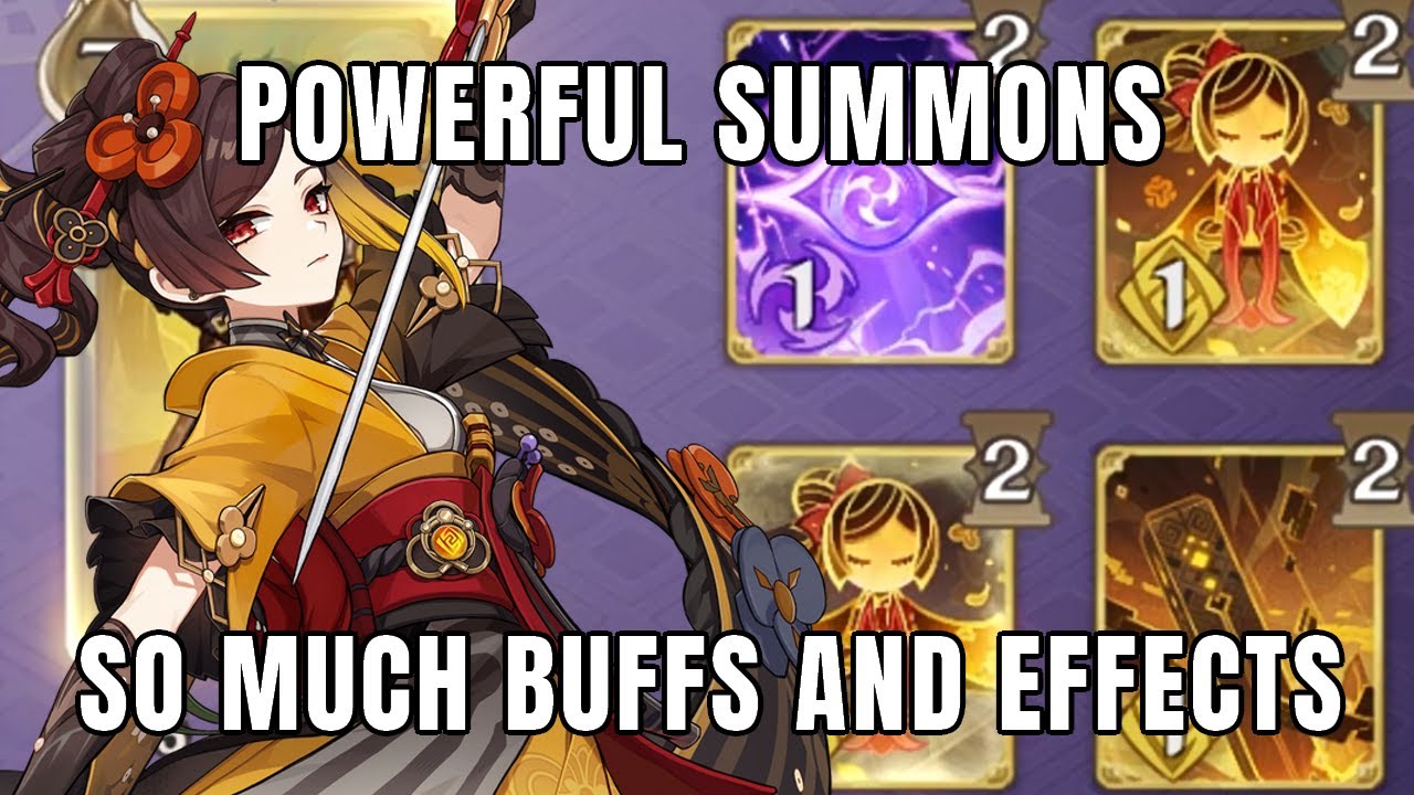 Chiori's Summons Can Buff And Do Tons Of Damage! | Genshin TCG