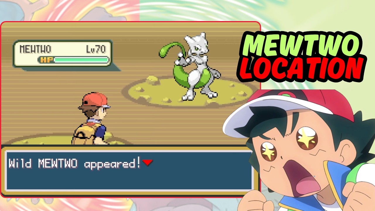Как найти Мьюту/блестящего Мьюту в Pokemon FireRed/LeafGreen