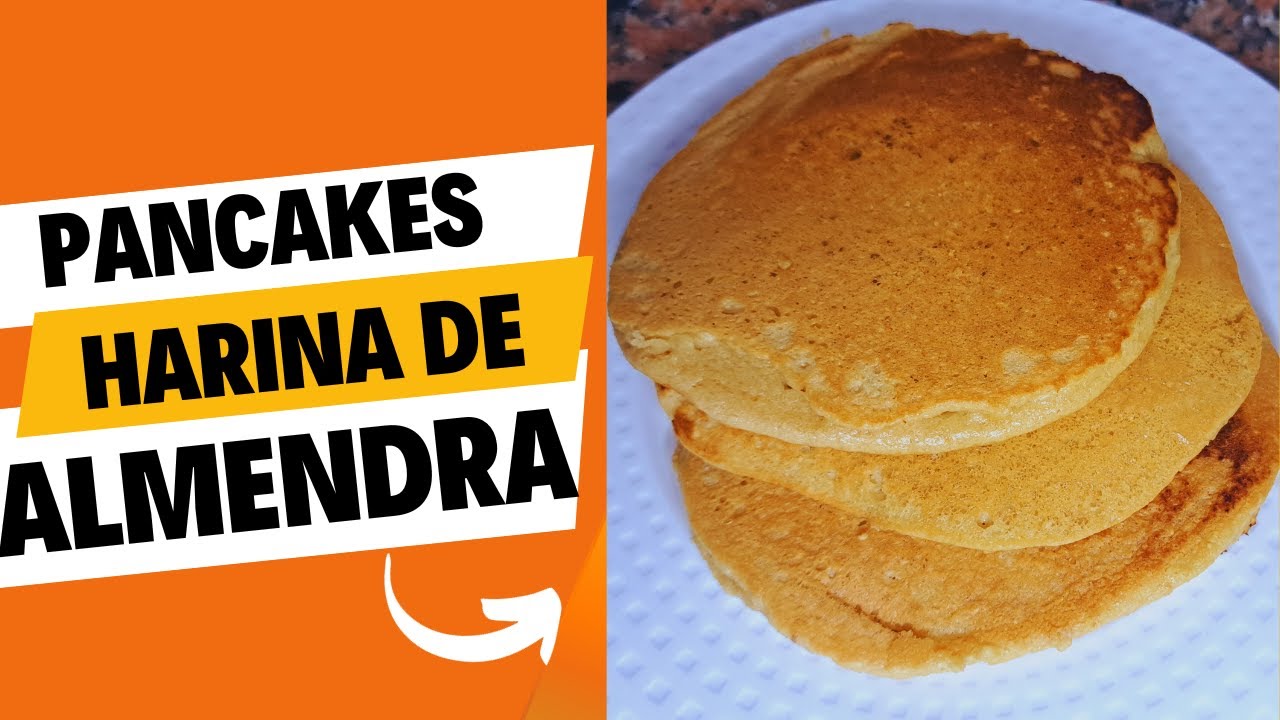 PANCAKE DE HARINA DE ALMENDRA-FACIL Y SIN GLUTEN