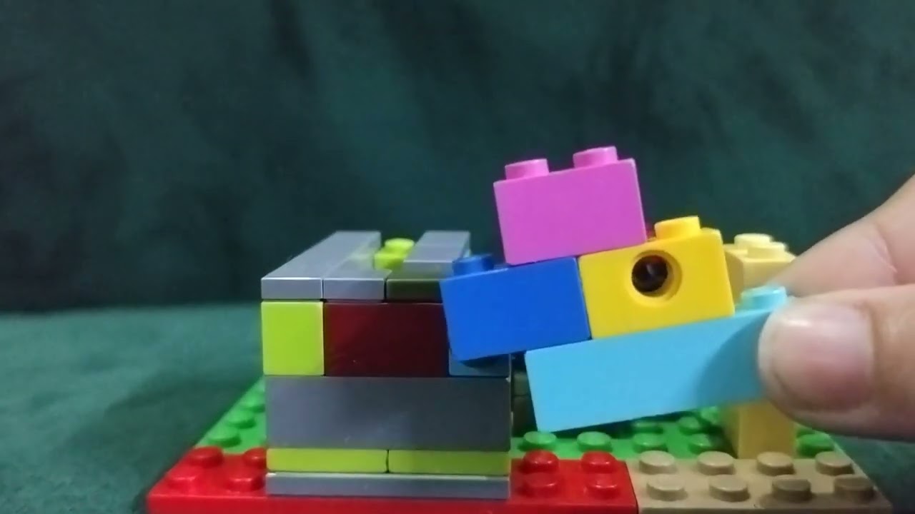 A simple lego safe made with lego technic