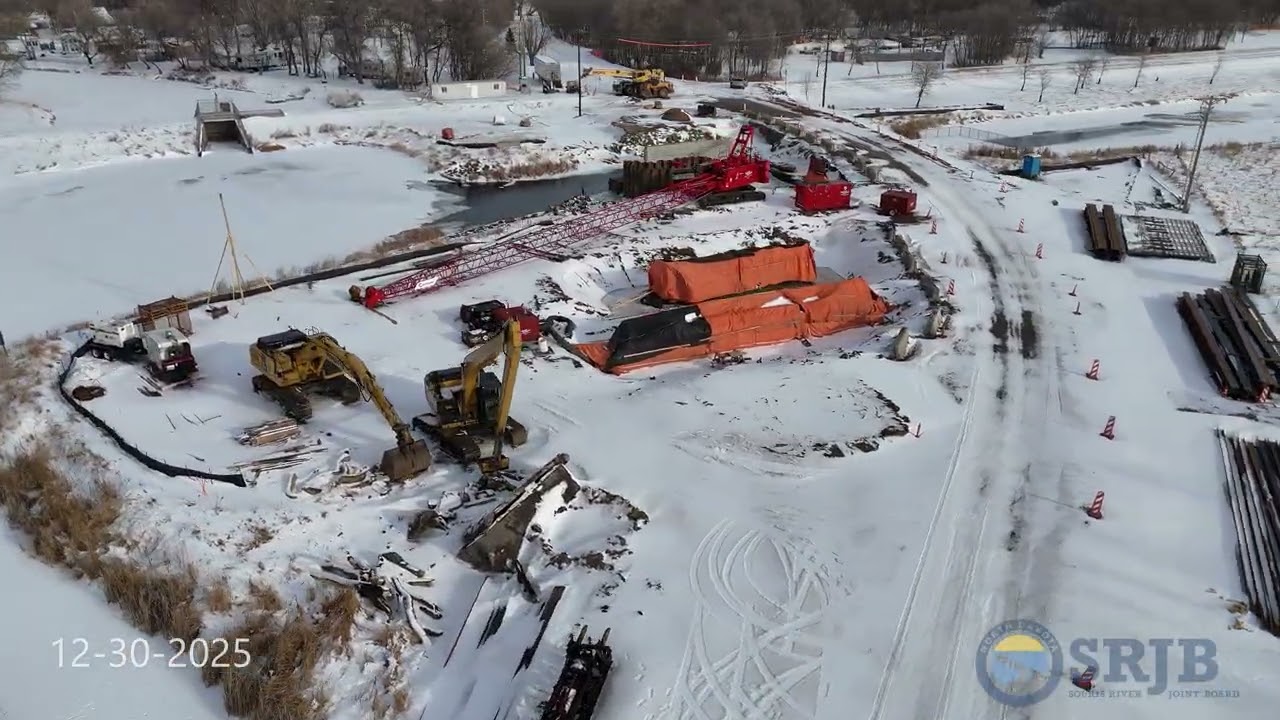 Mouse River Park Bridge January 2026