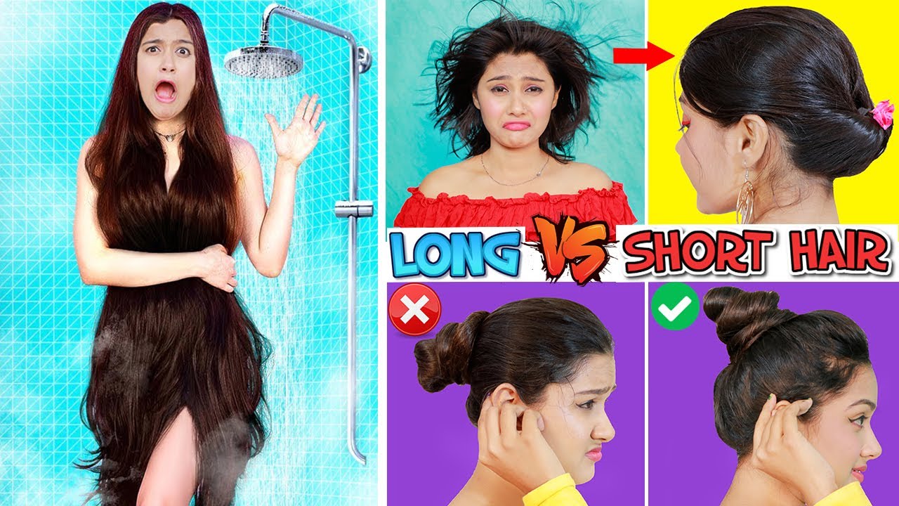 LONG HAIR VS SHORT HAIR PROBLEMS & HACKS | এমন কিছু মজাদার পরিস্থিতি যা প্রত্যেকেই Relate করতে পারবে