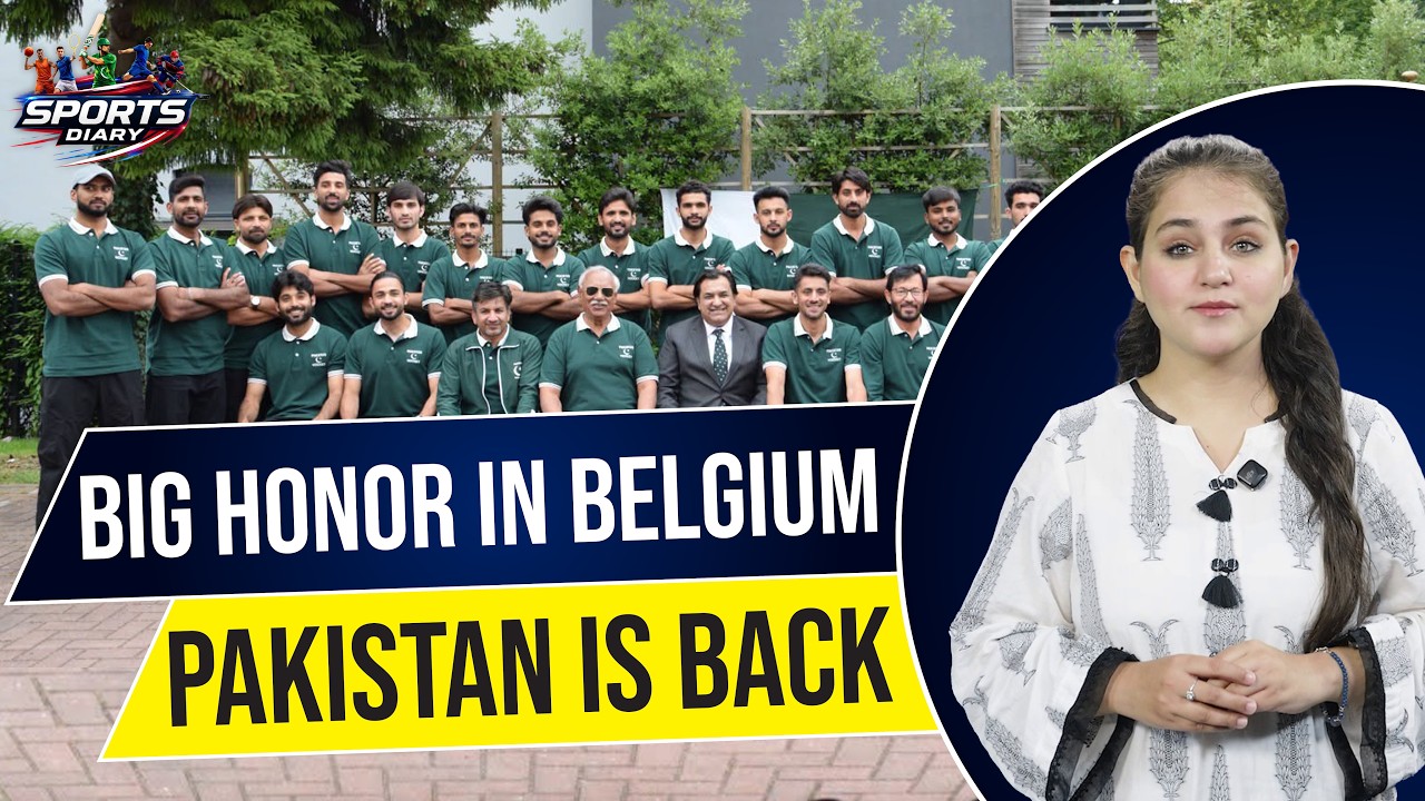 Pakistan Hockey Team Honored in Belgium | Hope for a Big Comeback | Sports Diary