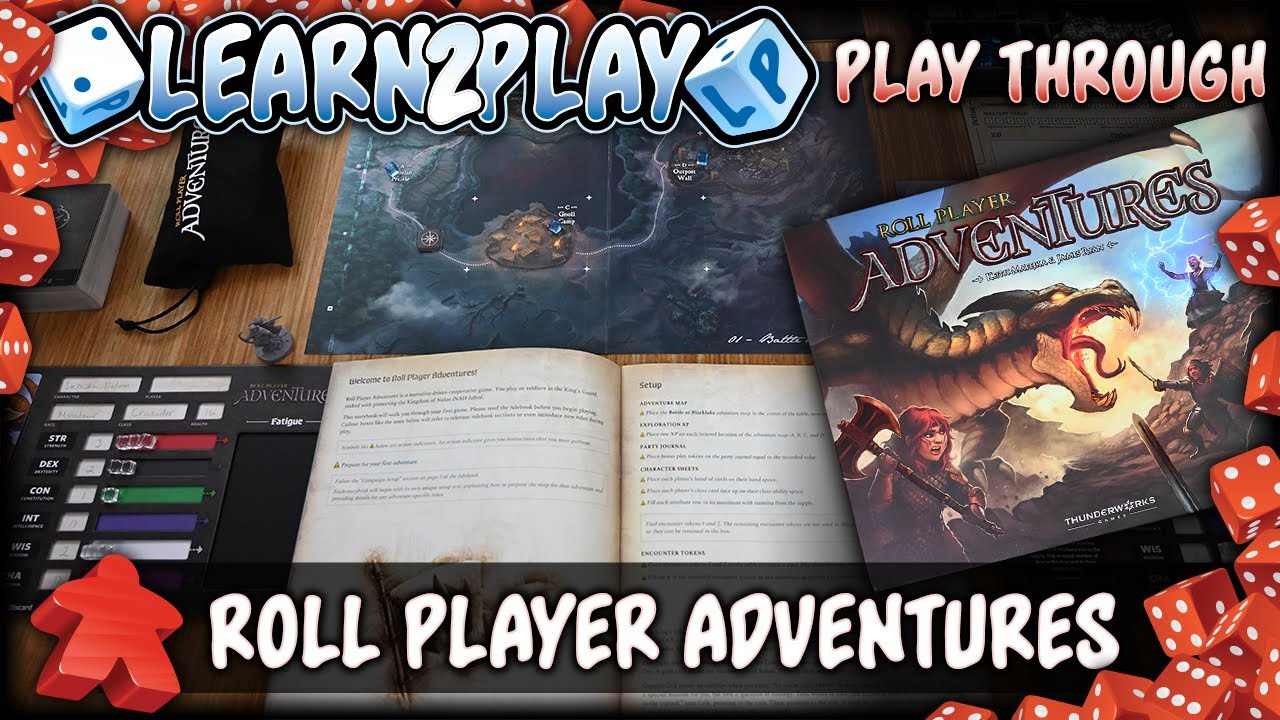 Learn to Play Presents: Roll Player Adventures Play Through