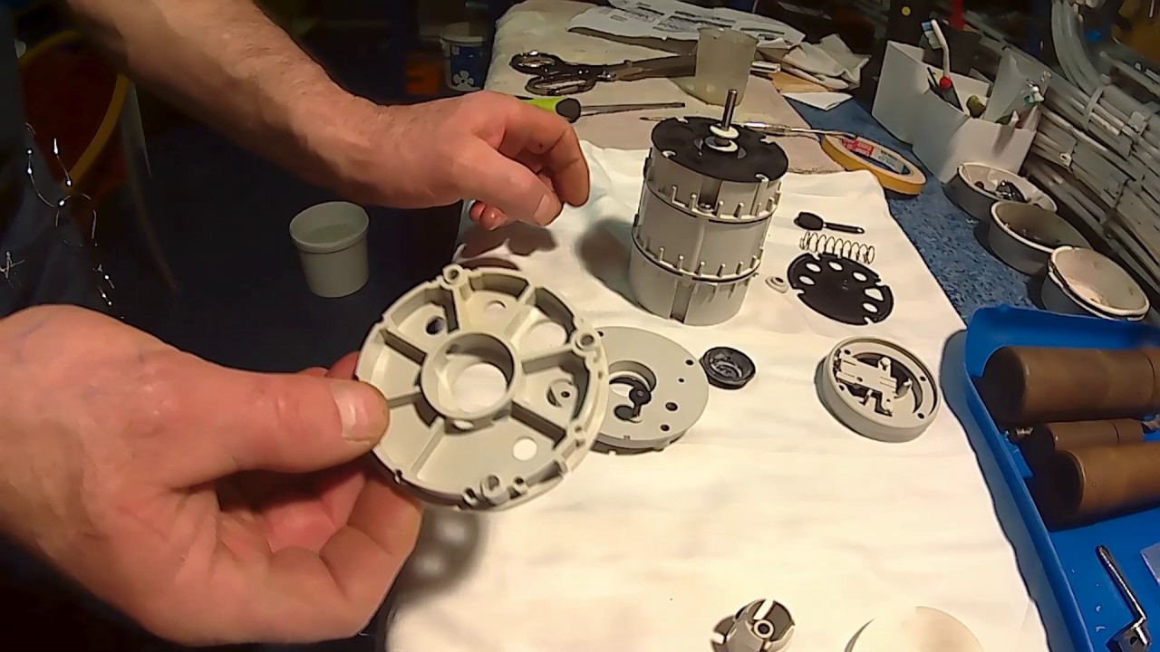 Assembling  Evac 5775500 Vacuum Toilet Control Mechanism