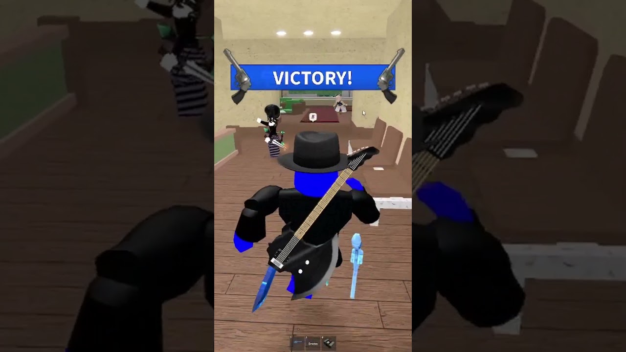 sheriff montage on beat #shorts #mm2 #murdermystery2