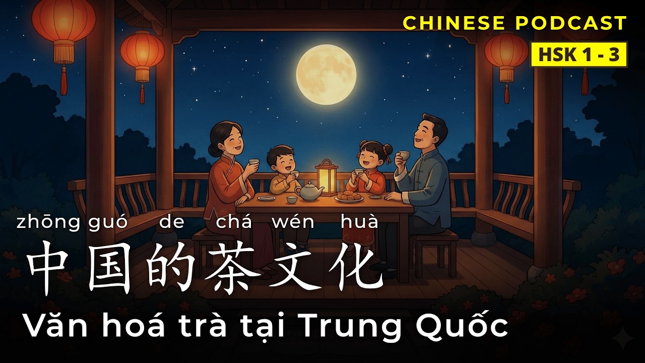【HSK 1-3】中国的茶文化 - Văn hoá trà tại Trung Quốc | Chinese Podcast