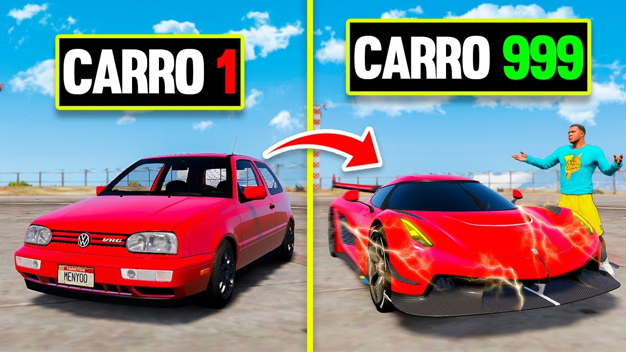 TRANSFORMEI CARROS NORMAIS em CARROS DE DEUSES no GTA 5