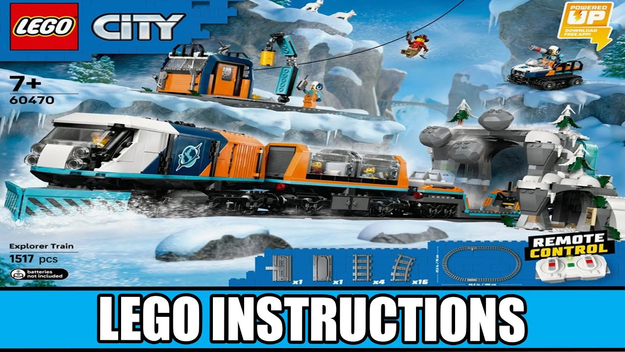LEGO Instructions - City - 60470 - Explorer Train - Exploration