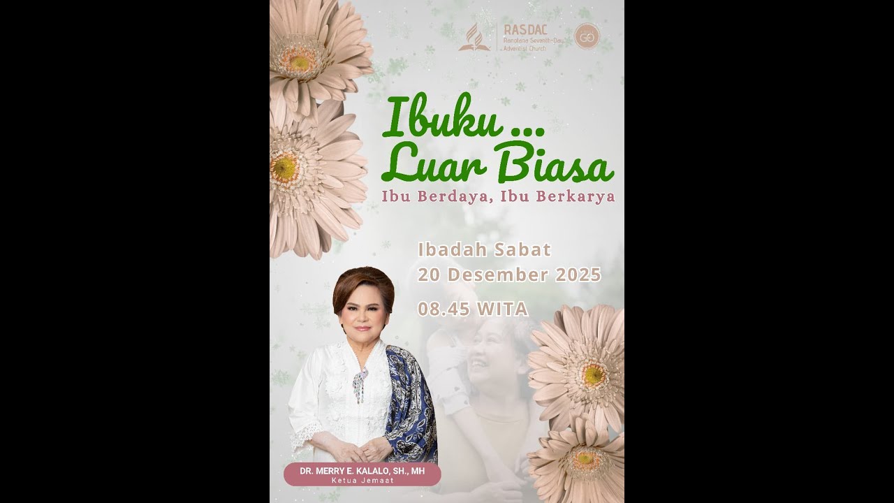 IBADAH KEBAKTIAN SABAT | 20 DESEMBER 2025