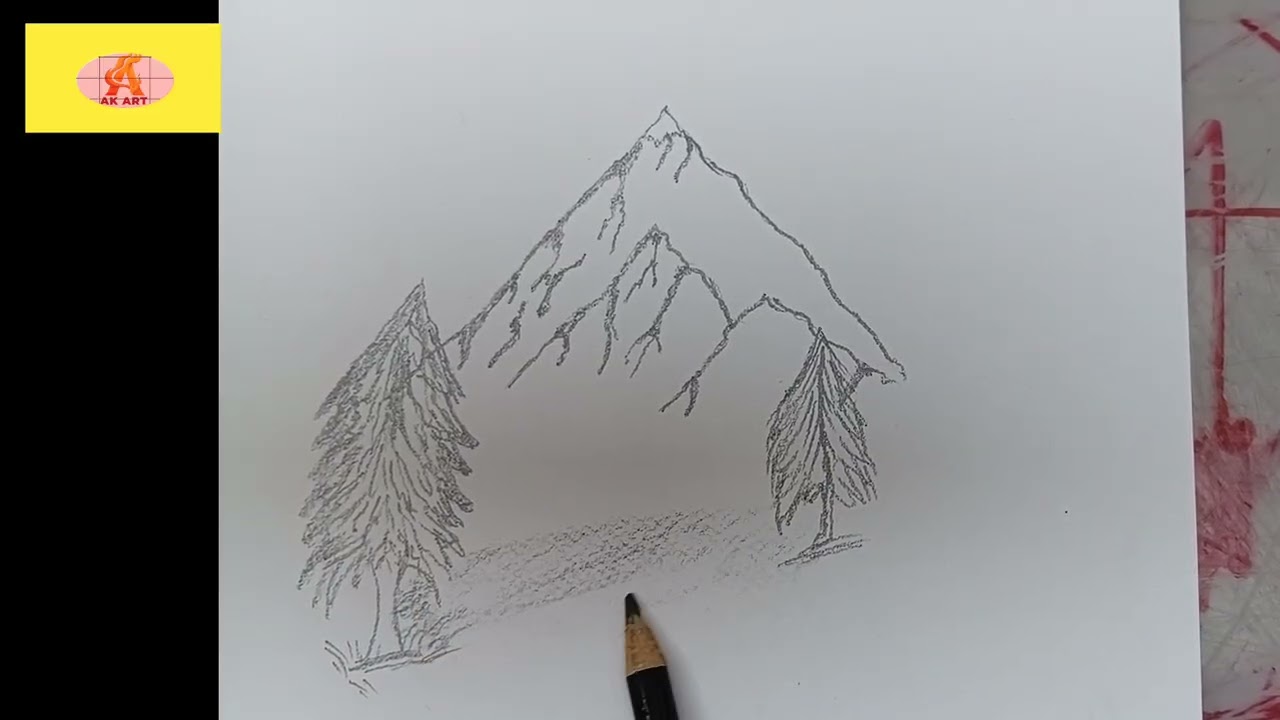 How to make Beautiful scenery in montane #viral video..