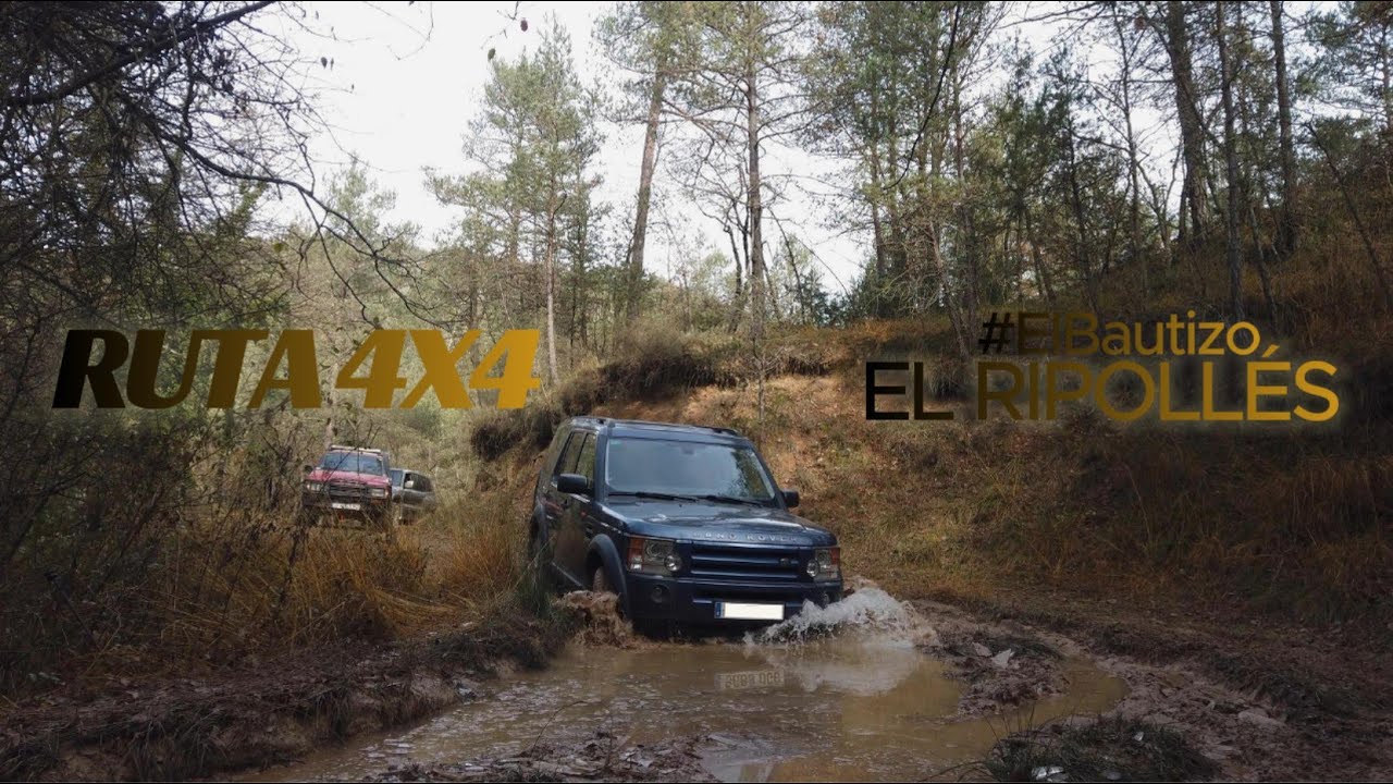 💦Land Rover al AGUA: Bautizo 4x4 + GoPro perdida en el barro (Ripoll – Puig-reig)💥
