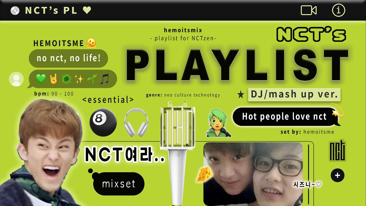 [PLAYLIST] 명예 시즈니가 되거라🧑‍🎤 ••! ⎮NO NCT, NO LIFE !⎮MIXSET • HEMOSET with NCT 🎵