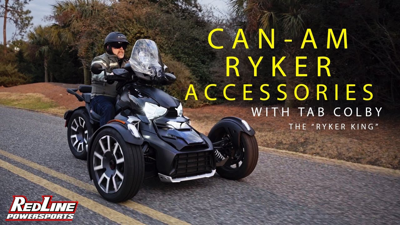 CAN-AM RYKER ACCESSORIES AND LUGGAGE OPTIONS