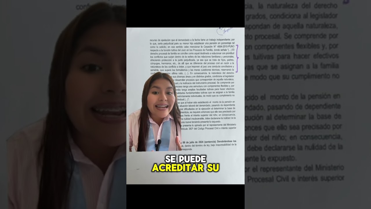 Proceso de apelación termina con una Sentencia de Vista en proceso de alimentos #abogadadefamilia