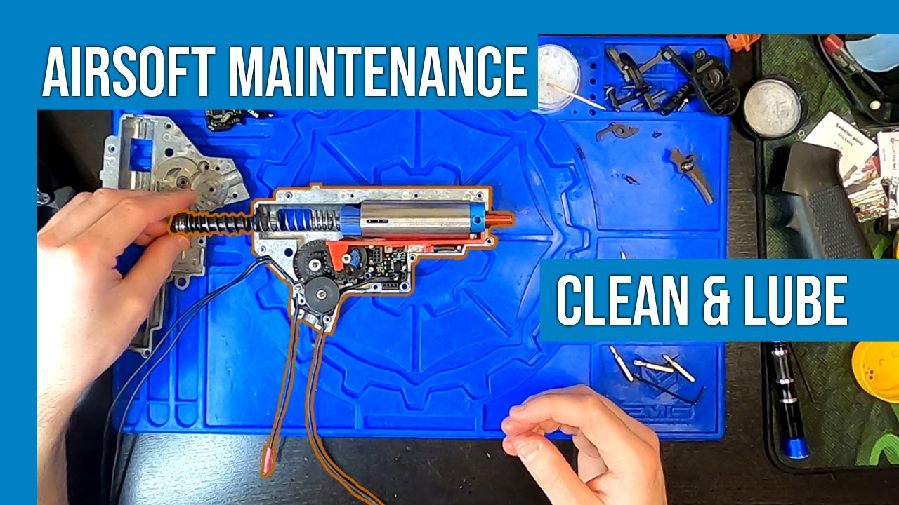 Airsoft Maintenance: Clean & Lube | KA M4A1 | V2 Gearbox
