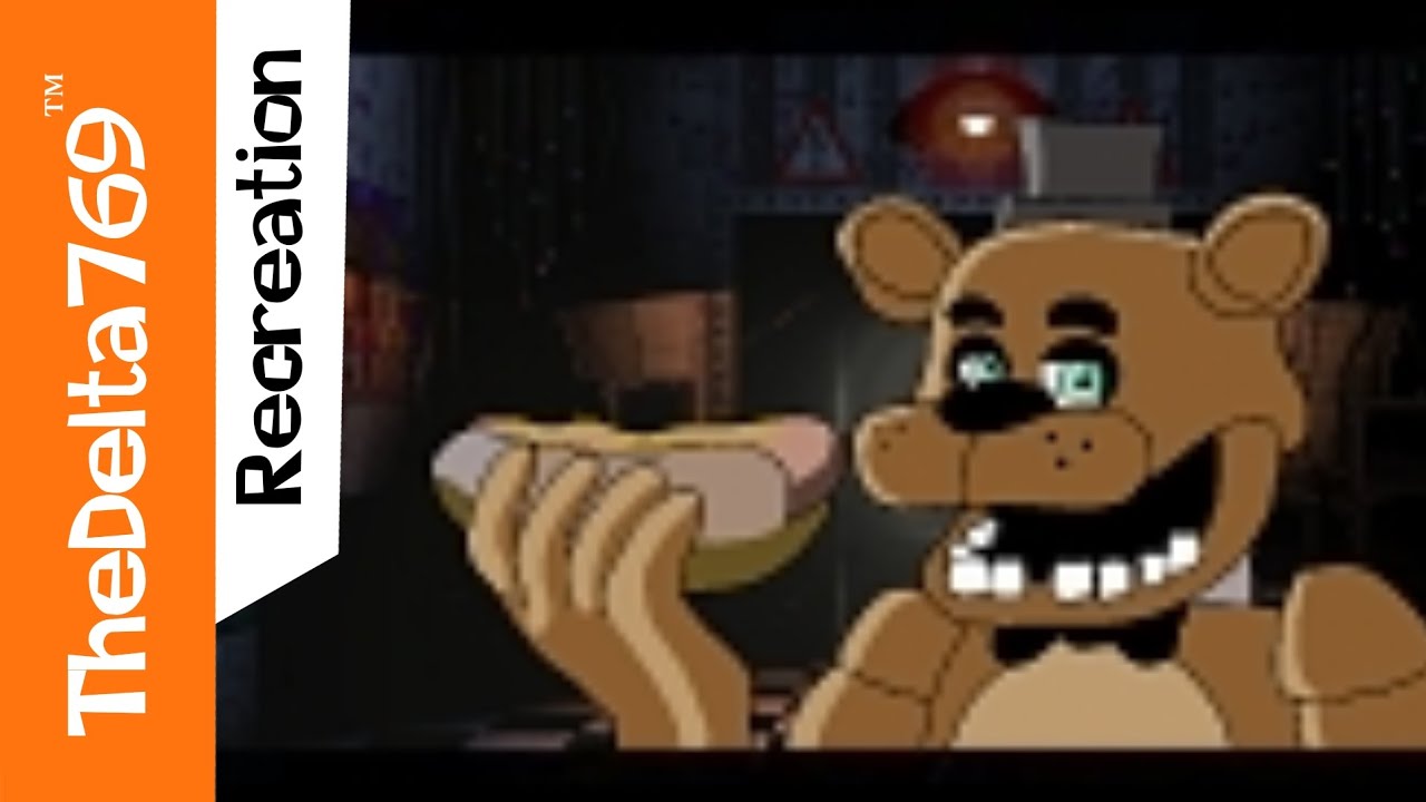 Freddy eats a Hot dog (fnaf parody) 3LAMESTUDIO RECREATION LOST MEDIA