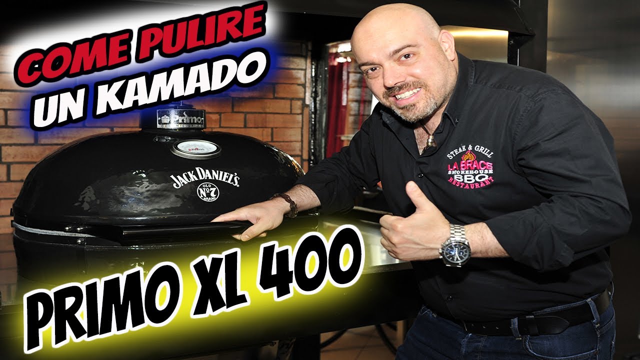 Come Pulire Un Kamado Primo Xl 400, dopo un anno e mezzo di uso giornaliero.