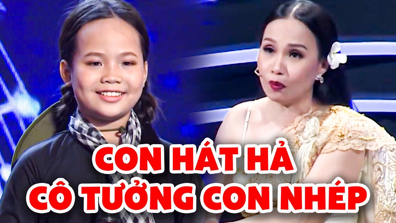 Cẩm Ly BẦN THẦN khi bé gái hát quá hay CỨ TƯỞNG MỞ ĐĨA
