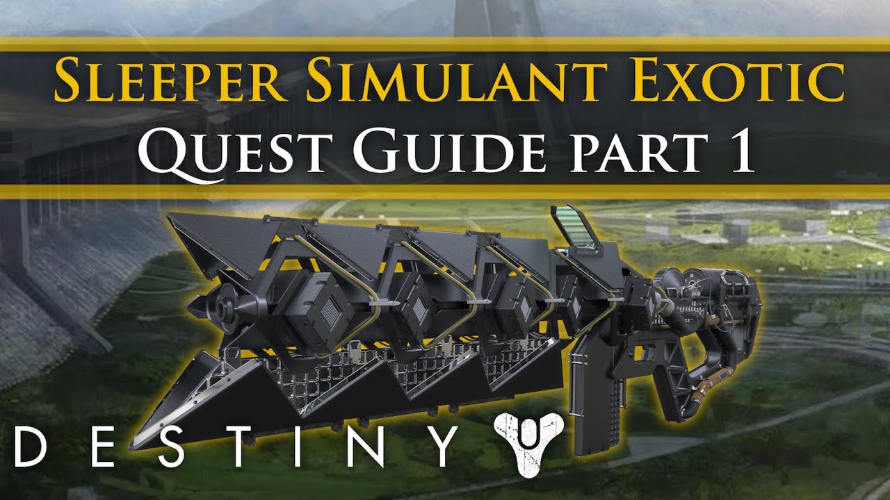 Destiny - How to get the Sleeper Simulant Exotic Heavy weapon Part 1