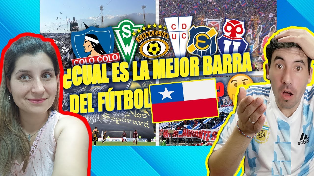 ARGENTINOS reaccionan 😱  MEJORES HINCHADAS del FUTBOL CHILENO 🇨🇱