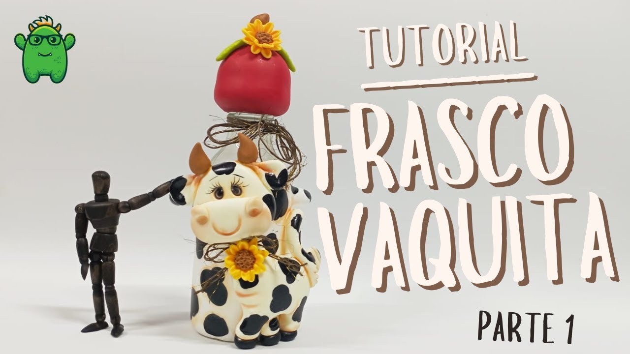 Frasco de Vaquita Parte 1| Porcelanicron | Porcelana Fria