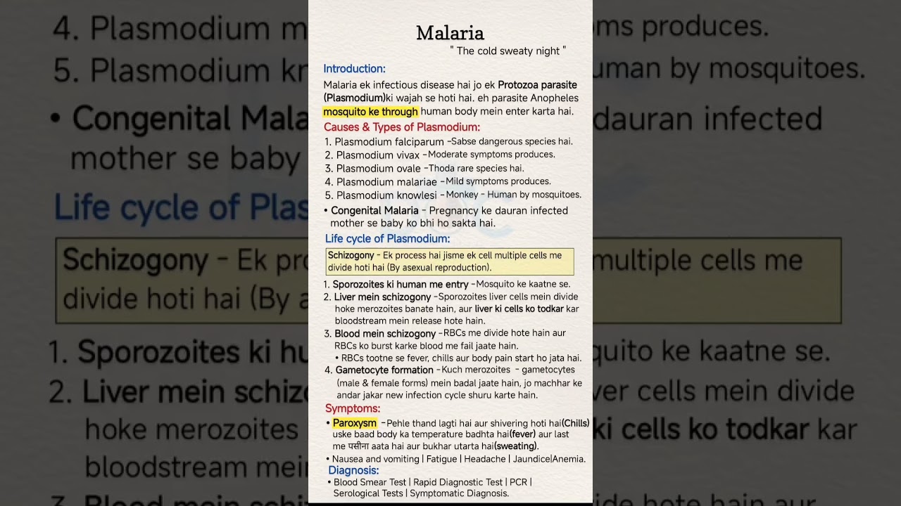 Malaria is caused by the&nbsp;Plasmodium parasite.#pharamcology #carewellpharma #pharmacist #diseases