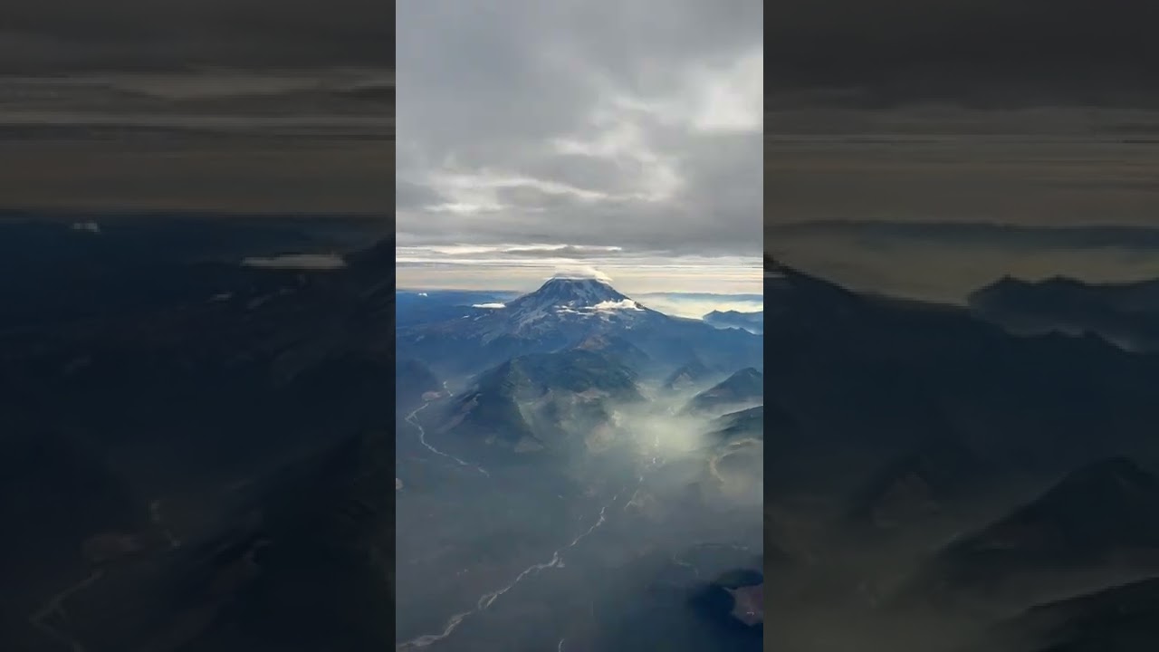 Stunning Views Flying Over Seattle