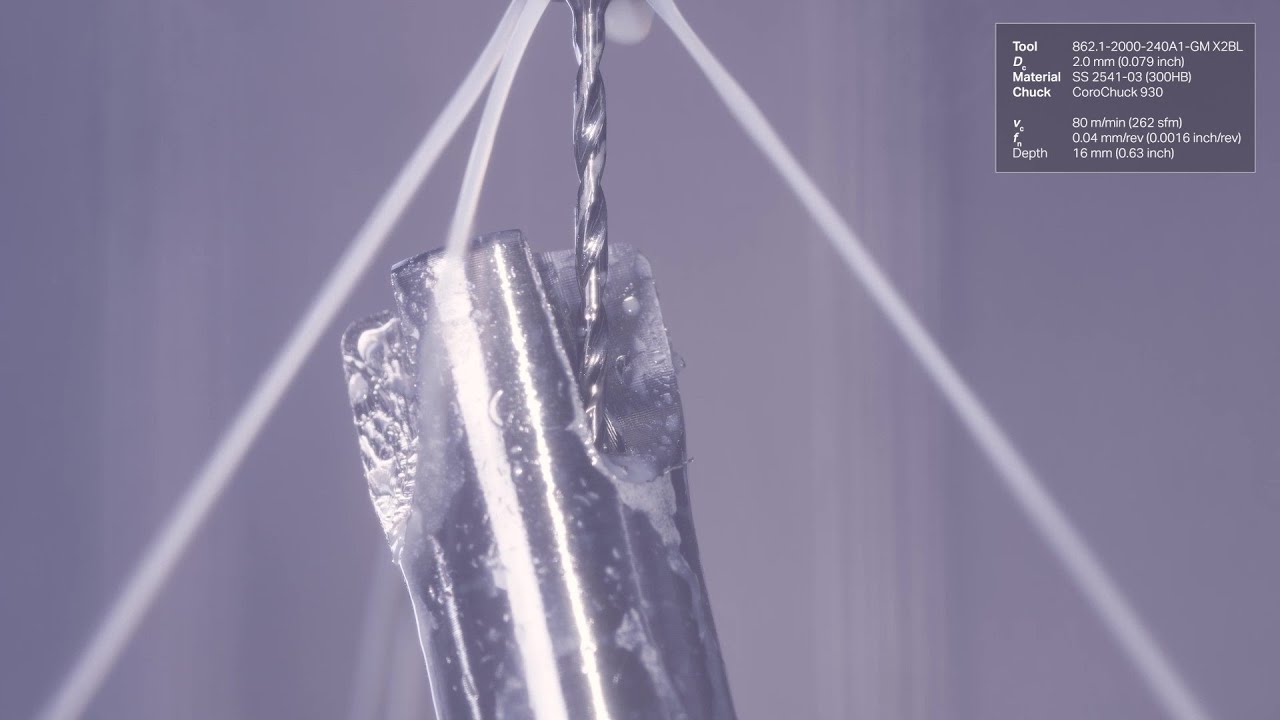 CoroDrill® 862 - Micro Drills ideal for precision machining