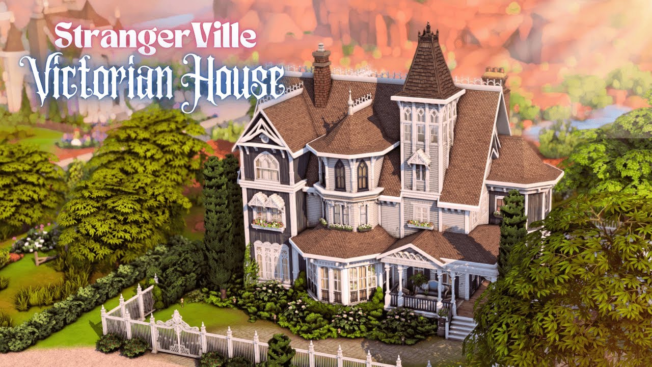 Victorian House in StrangerVille 🌵 | The Sims 4 Stop Motion | NOCC
