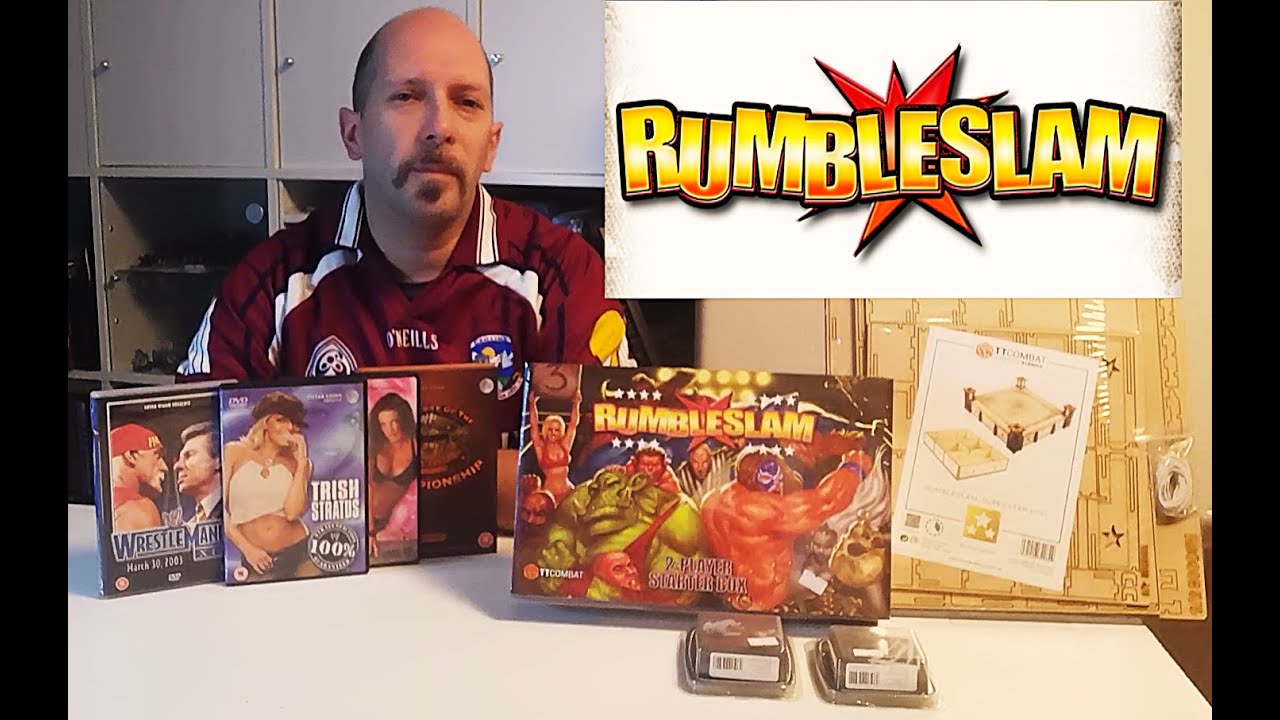 Rumbleslam Unboxing, Vorstellung und Aufbauanleitung für den Ring