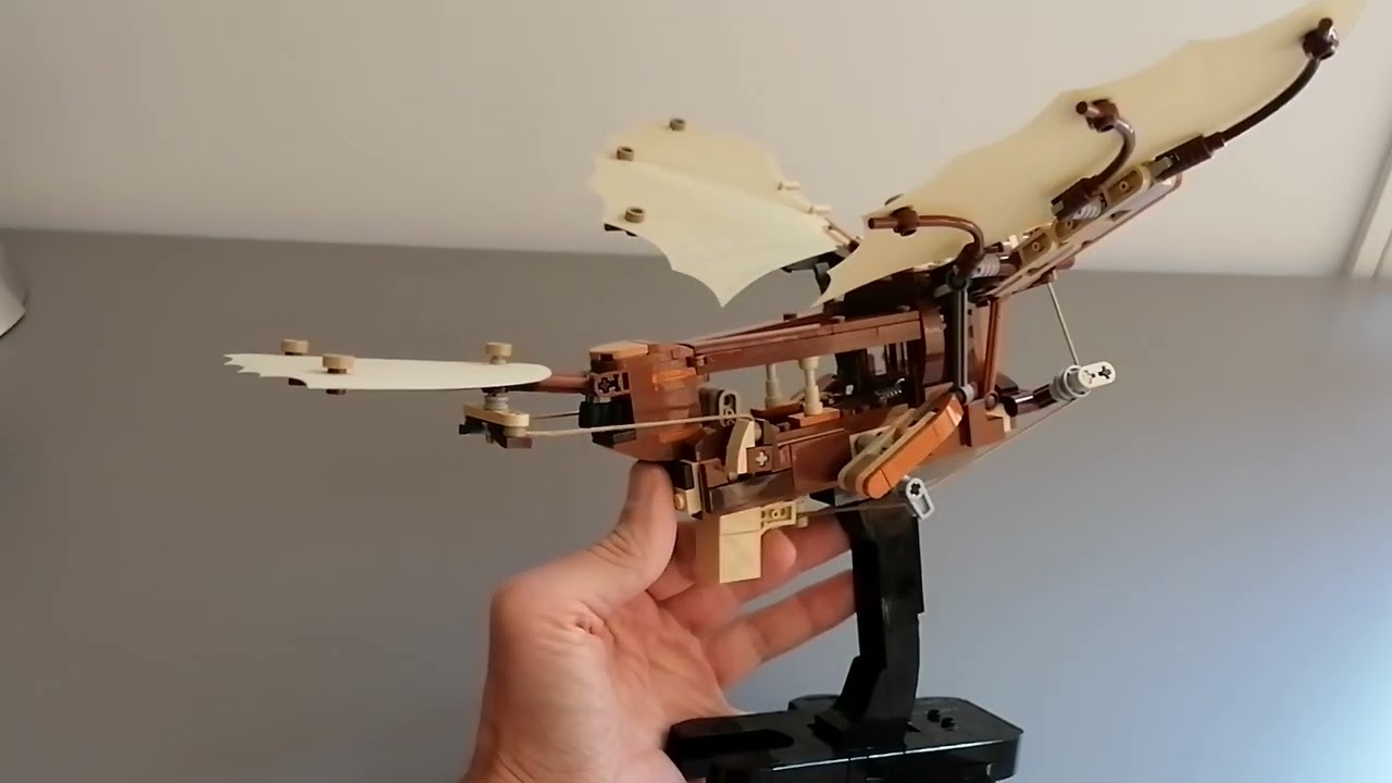 LEGO Icons 10363 Leonardo Da Vinci's Flying Machine - vid&eacute;o d&eacute;mo du fonctionnement