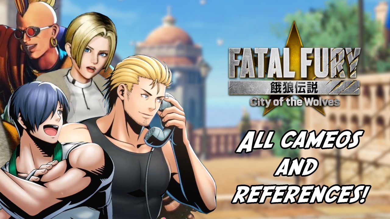 Fatal Fury: City of the Wolves ВСЕ камео и отсылки (Аркадный режим)