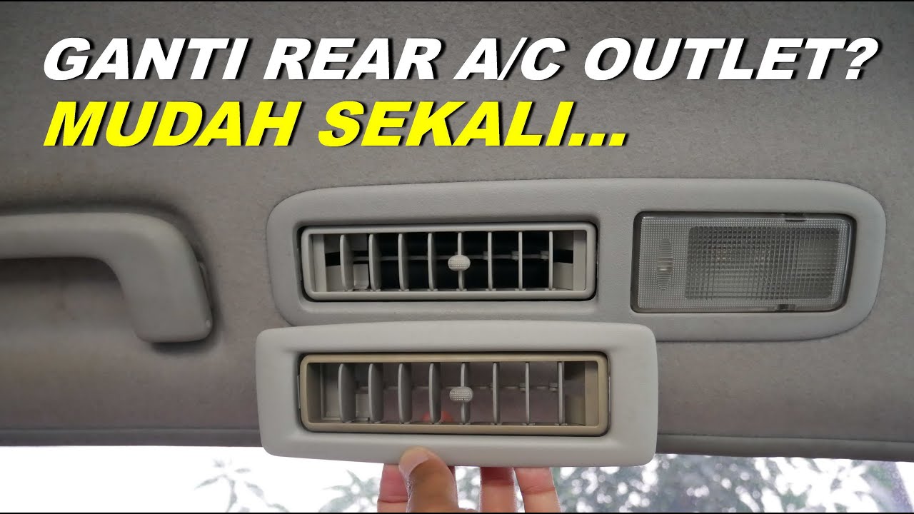 MENGGANTI REAR AC OUTLET MITSUBISHI GRANDIS & PAJERO SPORT - TIPS & TRIK  | VLOG #24