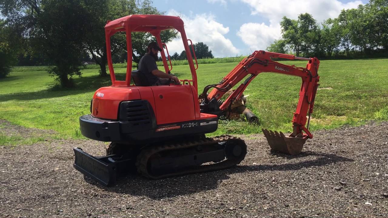 Kubota KX91-2 Excavator Extendahoe