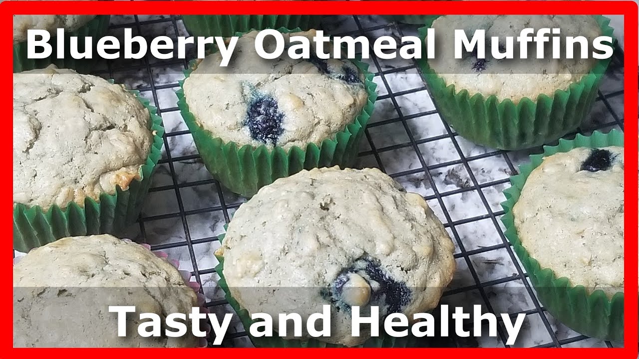 Blueberry Oatmeal Muffins - Uncle D Cooks